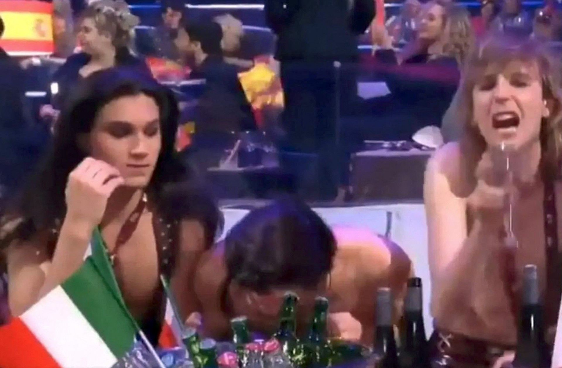Damiano David z Maneskin wciągał kokainę na Eurowizji 2021?