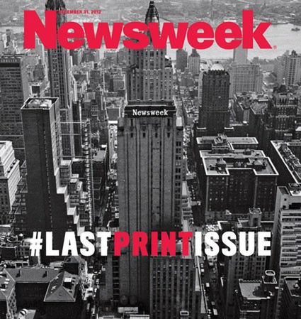 Koniec ery papieru? Amerykański Newsweek przechodzi całkowicie do sieci