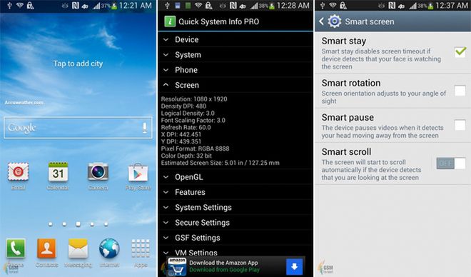 Samsung Galaxy S IV: Mamy screeny z systemu!