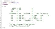 Flickr szuka programistów - ukrył ogłoszenie o pracę w kodzie strony