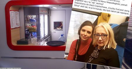 Klaudia Jachira twittuje o napaści w pociągu. Jechała z mamą