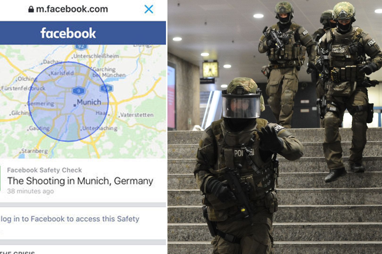 Wzajemna pomoc w internecie. To reakcja na zamach w Monachium