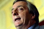 Kirchner prezydentem Argentyny