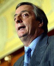 Kirchner prezydentem Argentyny