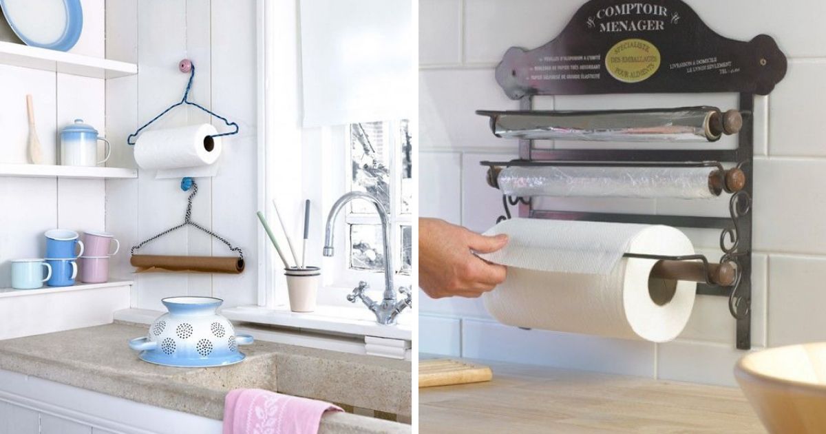 Najlepsze inspiracje na przechowywanie ręcznika papierowego w kuchni. Praktyczne i estetyczne