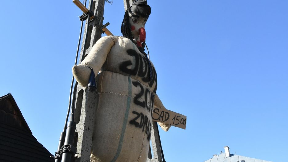 Pruchnik. Tradycja "sądu nad Judaszem" sięga XVIII w., lecz przed kilku laty została zarzucona 