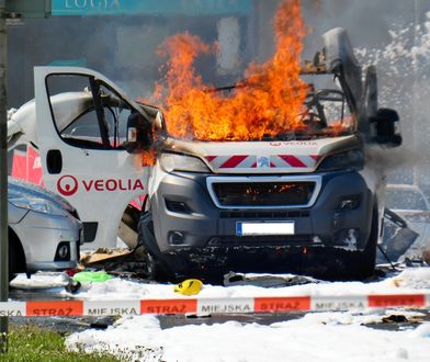 Warszawa. Wybuch samochodu na Bemowie. Są ofiary śmiertelne i ranni