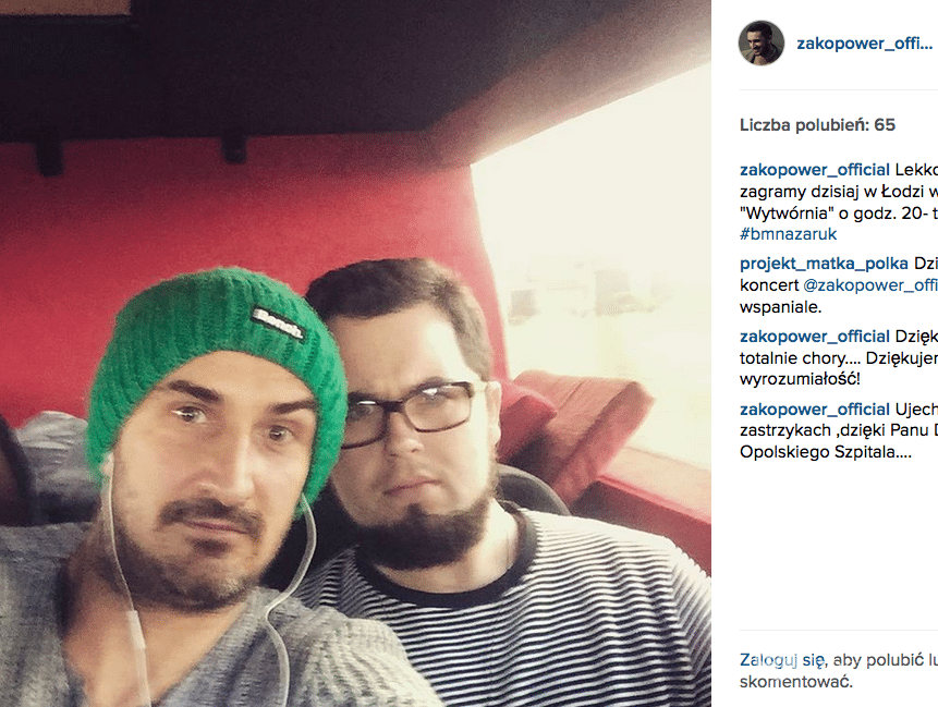 Sebastian Karpiel-Bułecka na Instagramie napisał, że jest chory
