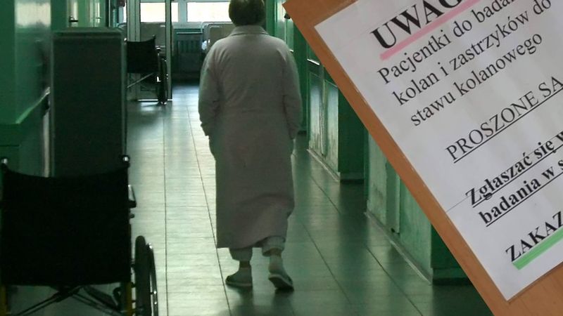 Ogłoszenie zawisło w szpitalu w Częstochowie 