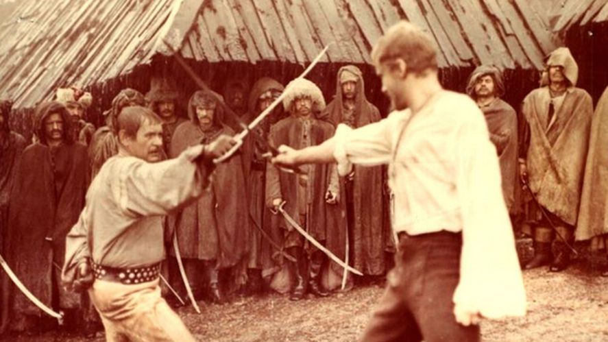Pamiętny pojedynek Kmicica z Wołodyjowskim w filmie "Potop" Jerzego Hoffmana