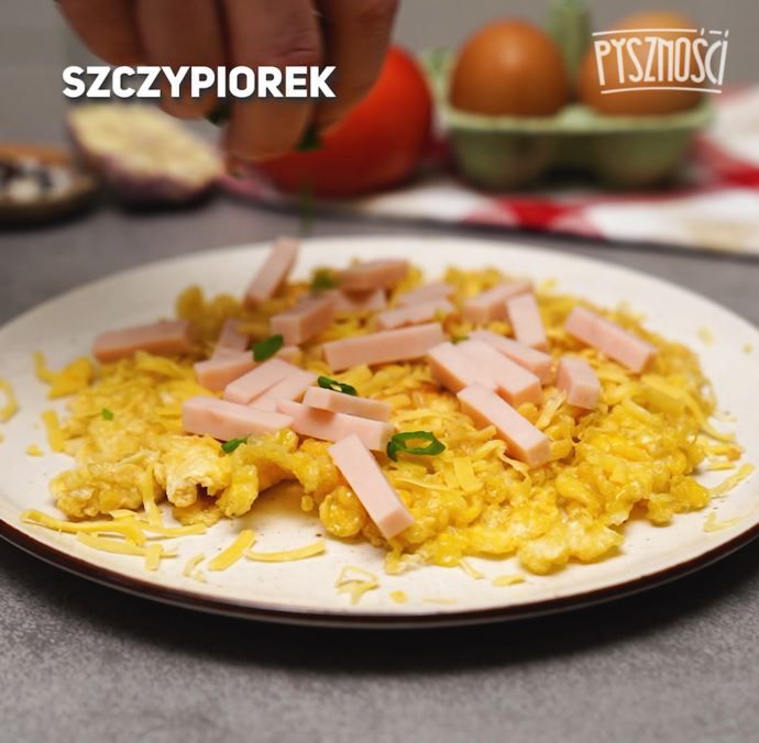 Omlet chmurka- Pyszności