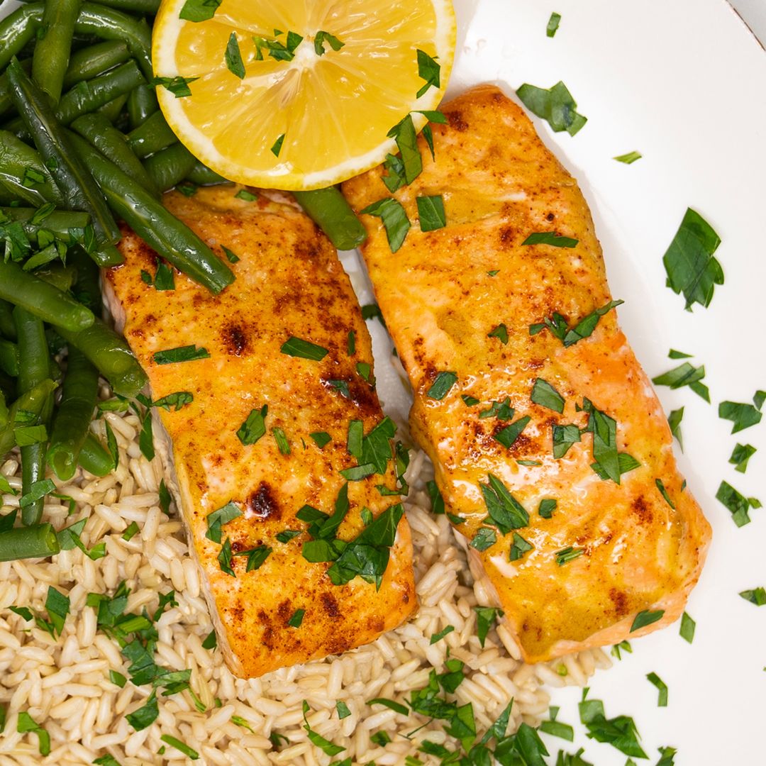 Szybki obiad z łososiem- Pyszności