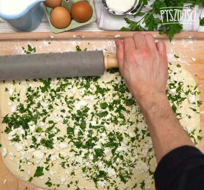 Chlebek ziołowy z fetą- Pyszności