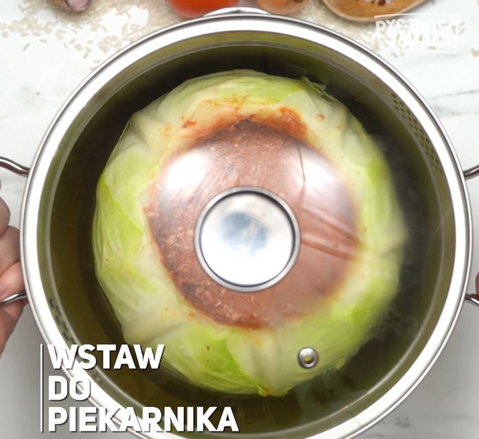 Głowa kapusty z mięsem mielonym- Pyszności
