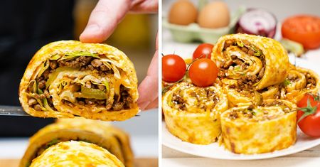 Roladki a'la Big Mac w serowym cieście. Smakują jak legendarna już kanapka