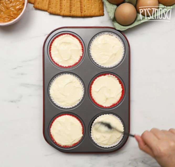 Mini serniczki z masą kajmakową- Pyszności
