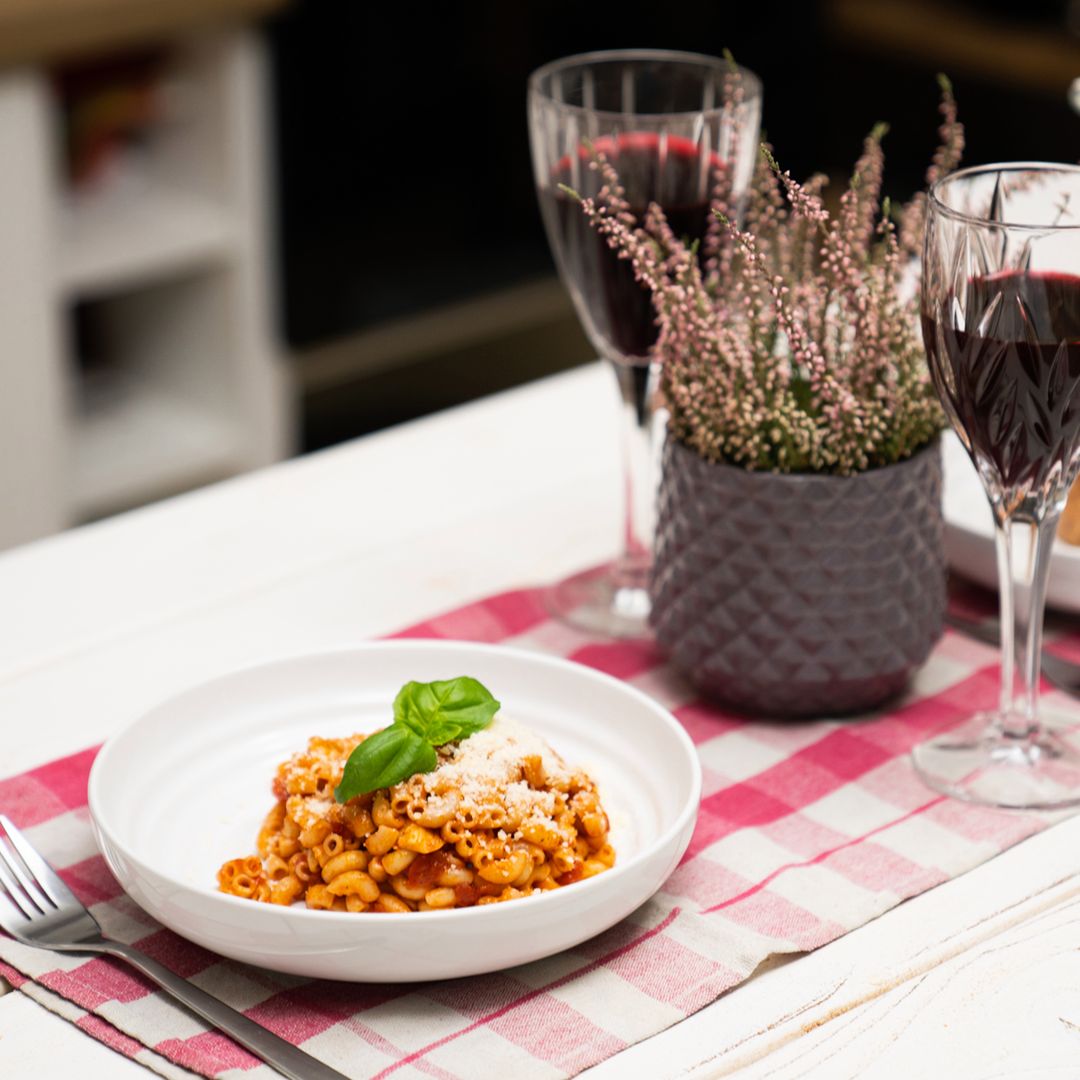 Makaron z różowym sosem- Pyszności