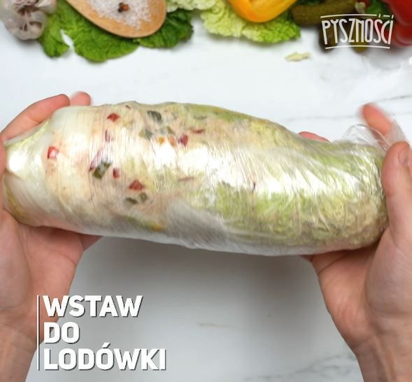 Faszerowana kapusta pekińska- Pyszności