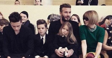 Cała rodzina wspierała Victorię Beckham podczas pokazu jej najnowszej kolekcji