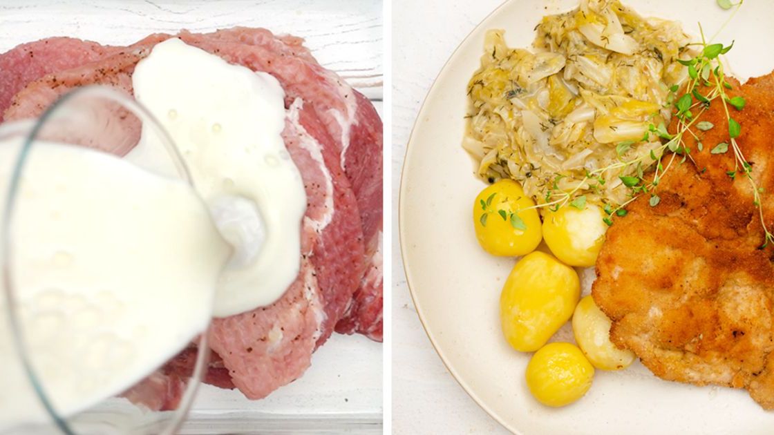 Kotlet schabowy w maślance- Pyszności