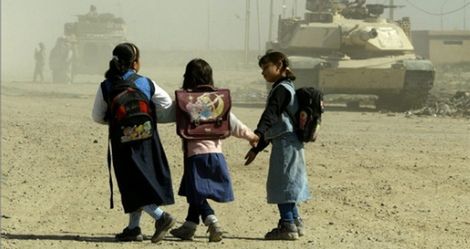 Irackie dzieci niższe przez wojnę