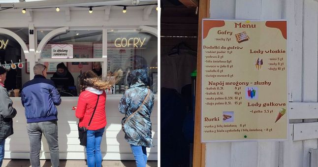Ceny gofrów nad morzem w 2023 roku- Pyszności
