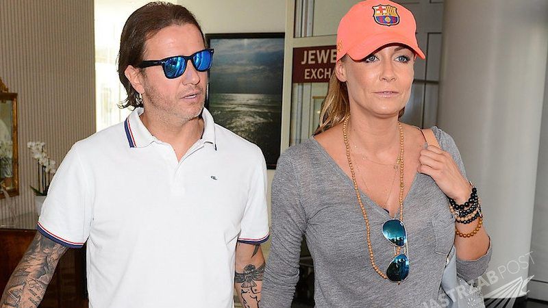 Małgorzata Rozenek i Radosław Majdan w Międzyzdrojach 2015. Rozenek wspiera Majdana na meczu w Międzyzdrojach