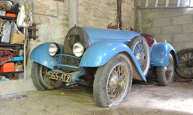 Legendarne Bugatti znalezione w szopie po 40 latach
