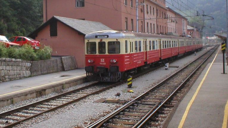 Pociąg w słowenii