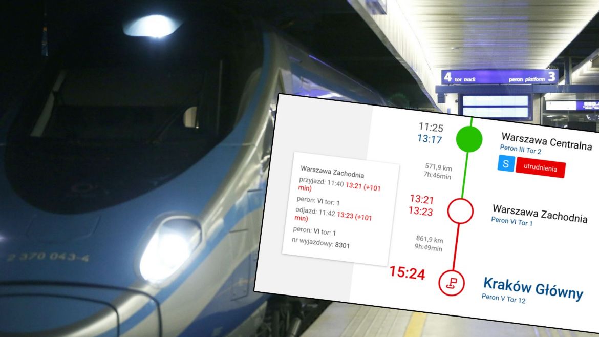 Koronawirus w Warszawie? Takie obawy mieli pasażerowie. Pociąg z Kołobrzegu do Krakowa zatrzymał się na dworcu warszawa Centralna ok. 11:25. Sprawę sprawdzają służby sanitarne