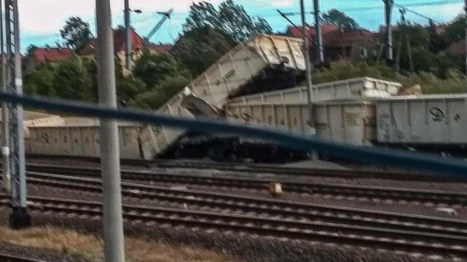 Dolny Śląsk. W Malczycach wykoleił się pociąg towarowy