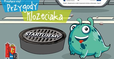 Klozeciak nowym superbohaterem. MPWiK zachęca do zabawy z obrońcą sedesu