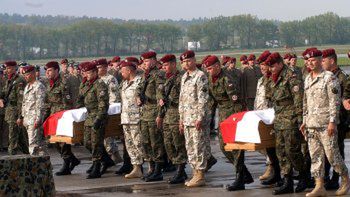 Uroczystości na lotnisku