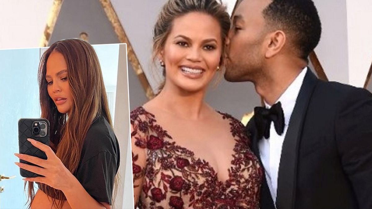 Chrissy Teigen jest w ciąży! Modelka pokazała krągłości w bieliźnie. John Legend po raz kolejny zostanie ojcem. Para dwa lata temu straciła synka