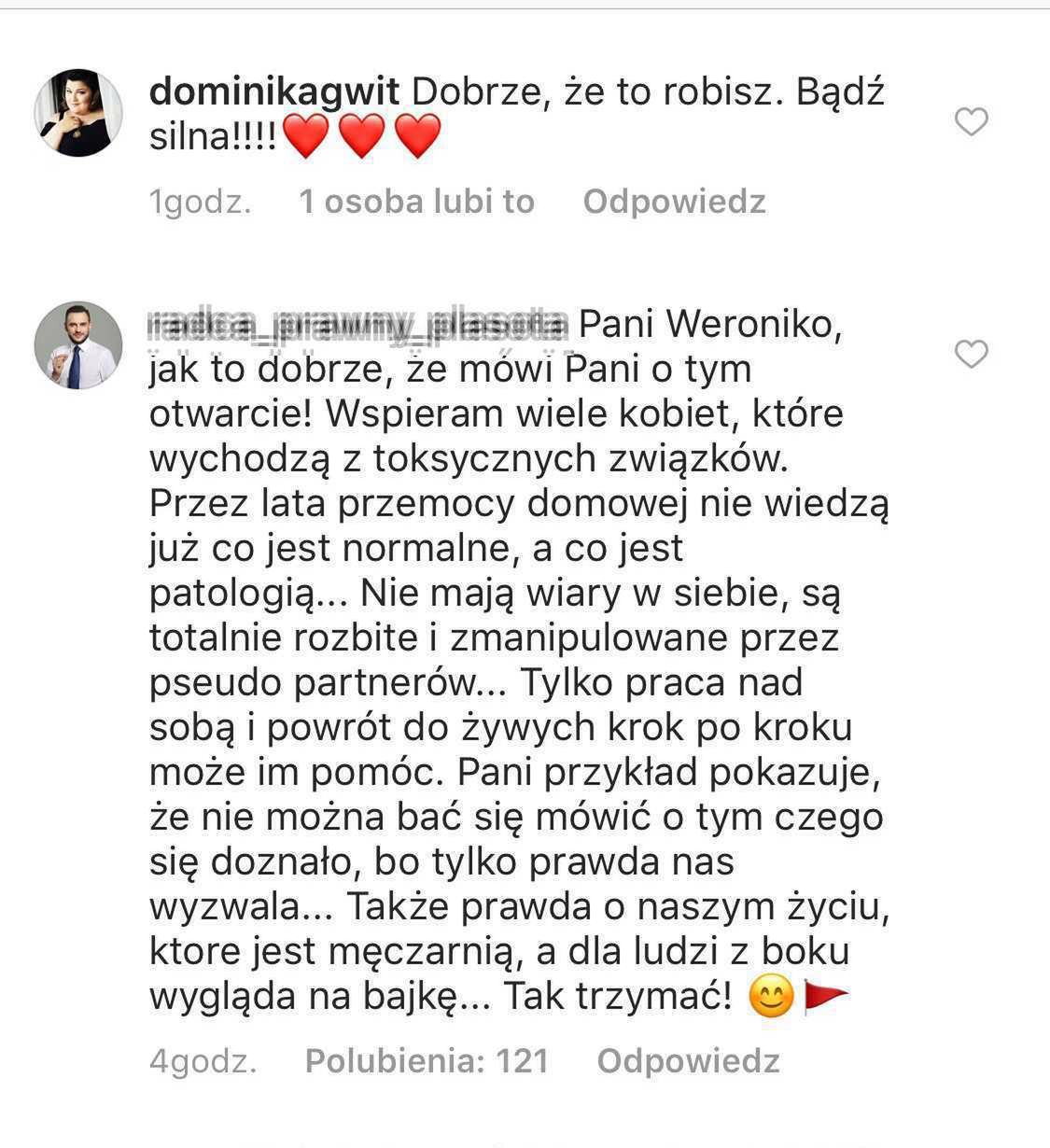 Gwiazdy wspierają Weronikę Rosati