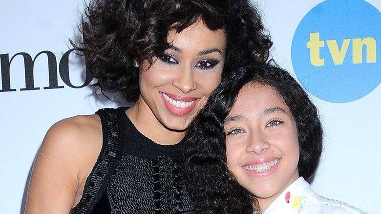 Omenaa Mensah z córką Vanessą, finał "Top Model 5" (fot. ONS)