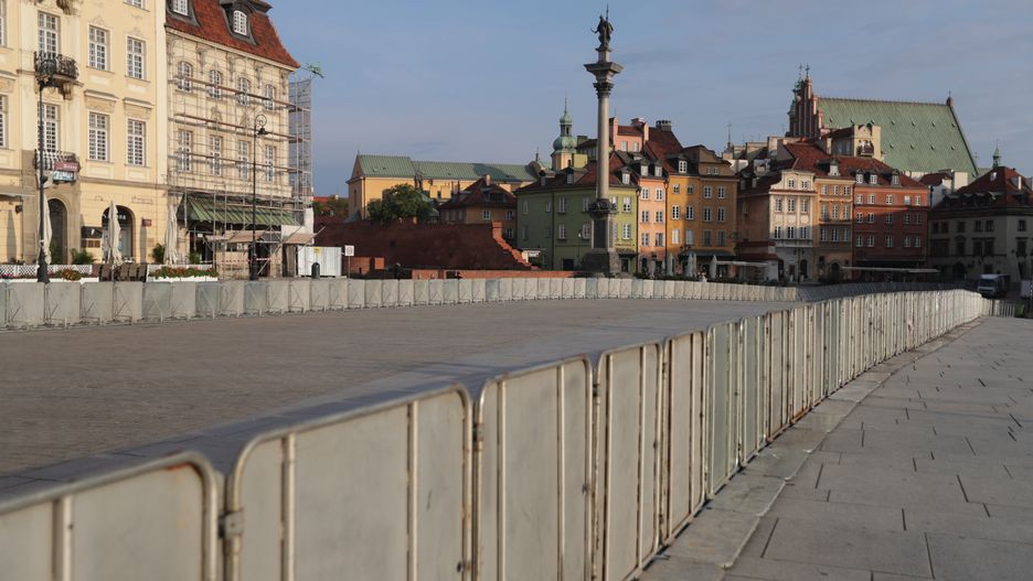 Tak do niedawna wyglądał plac Zamkowy 