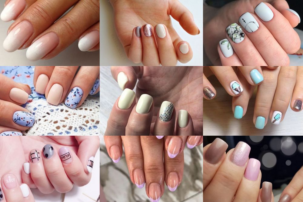 Delikatne paznokcie można uzyskać dzięki różnym rodzajom manicure'u 