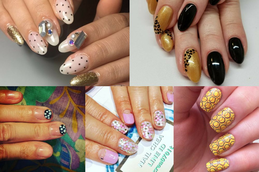 fot. jenniferdoesnails, linalarousse, nail_crea, nailbook.jp, yam090909 