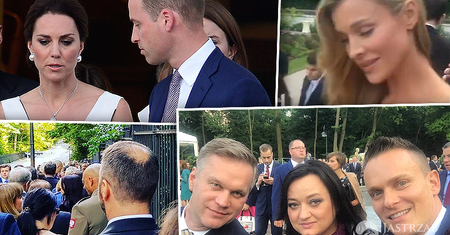 Polskie gwiazdy na spotkaniu z Kate i Williamem w Łazienkach: Joanna Krupa, Gosia Baczyńska, Bartosz Węglarczyk, Dawid Woliński