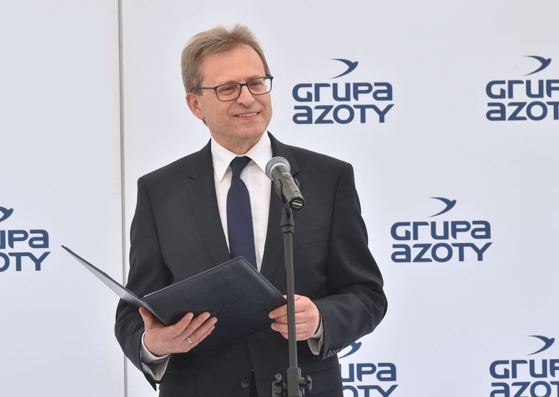 Prezes Grupy Azoty Wojciech Wardacki. Spółka do tej pory nie odczuwa negatywnego wpływu epidemmi koronowirusa. 
