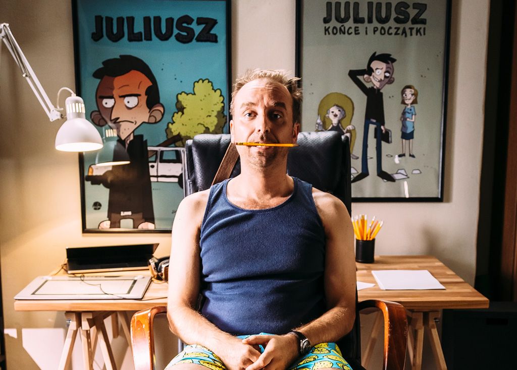W tytułowego Juliusza wcielił się Wojciech Mecwaldowski