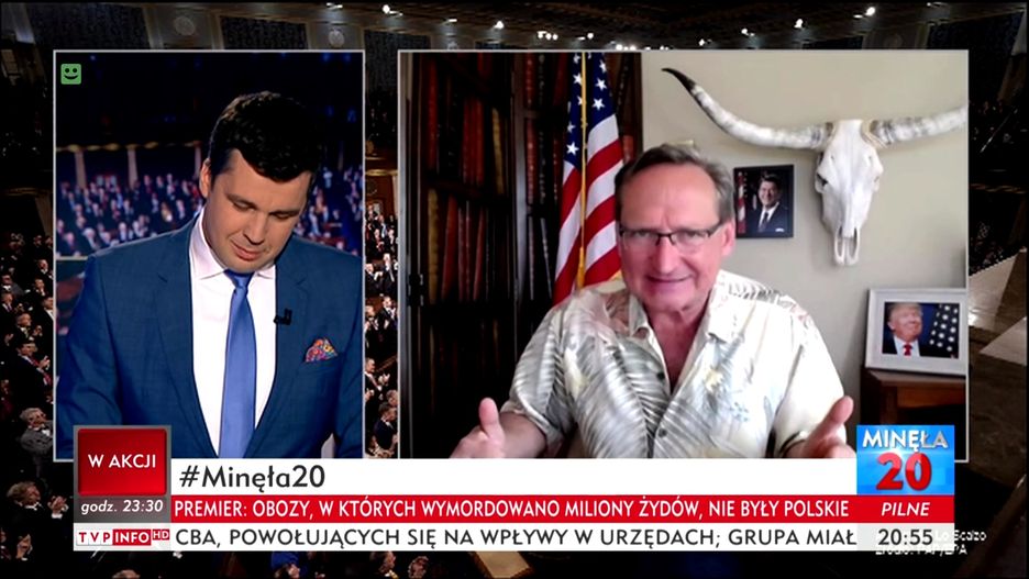 Wojciech Cejrowski i Michał Rachoń w TVP Info rozmawiali o sporze dyplomatycznym Polski i Izraela.