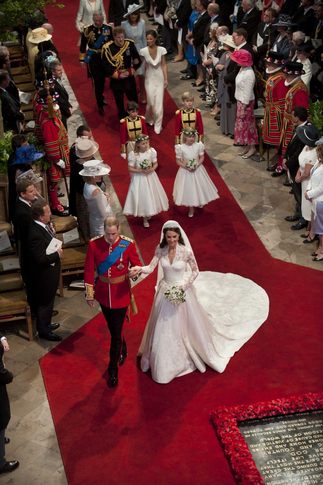 Ślub księcia Williama i księżnej Kate w kwietniu 2011 roku (fot. ONS)