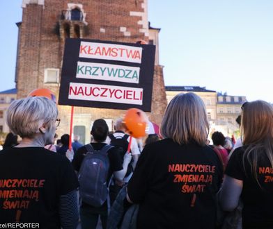 Strajk nauczycieli. Padły ostre słowa w studiu TVN