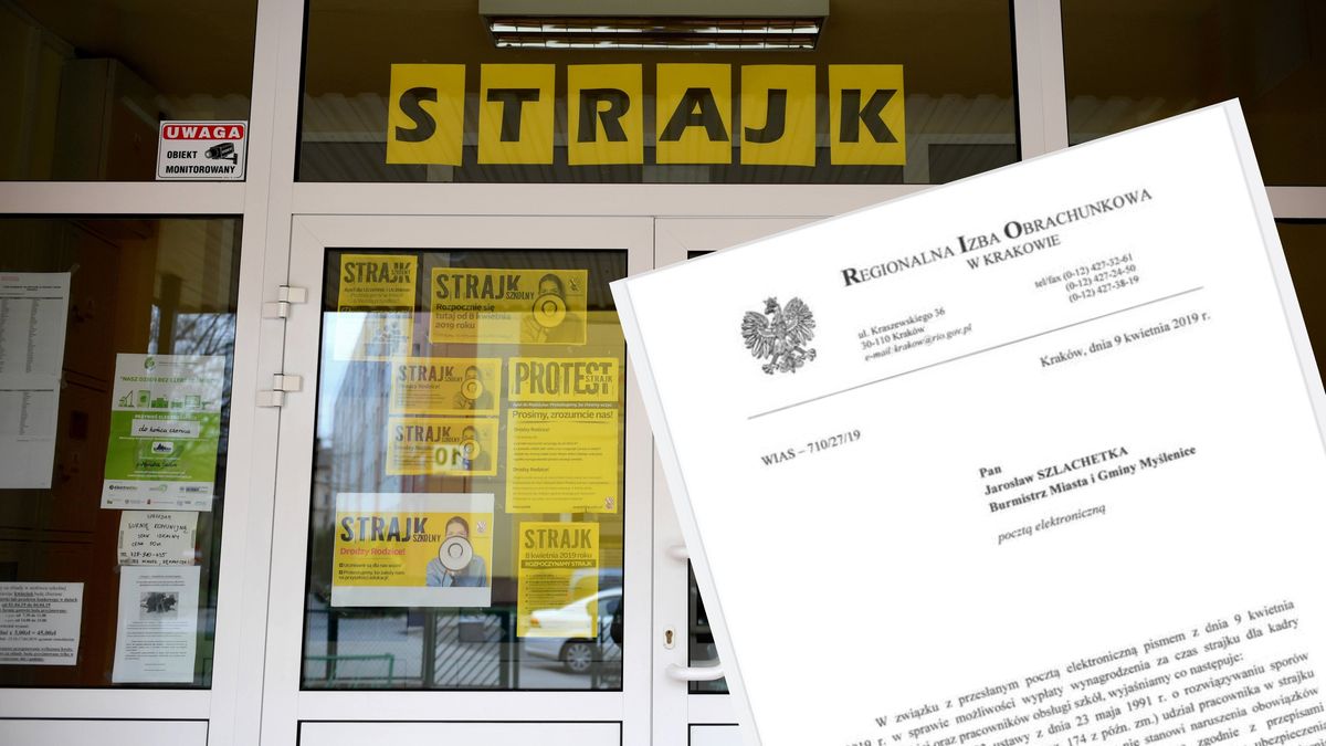 Urzędnicy, którzy kontrolują samorządowe finanse, twierdzą, że nie można wypłacić pensji za strajk.