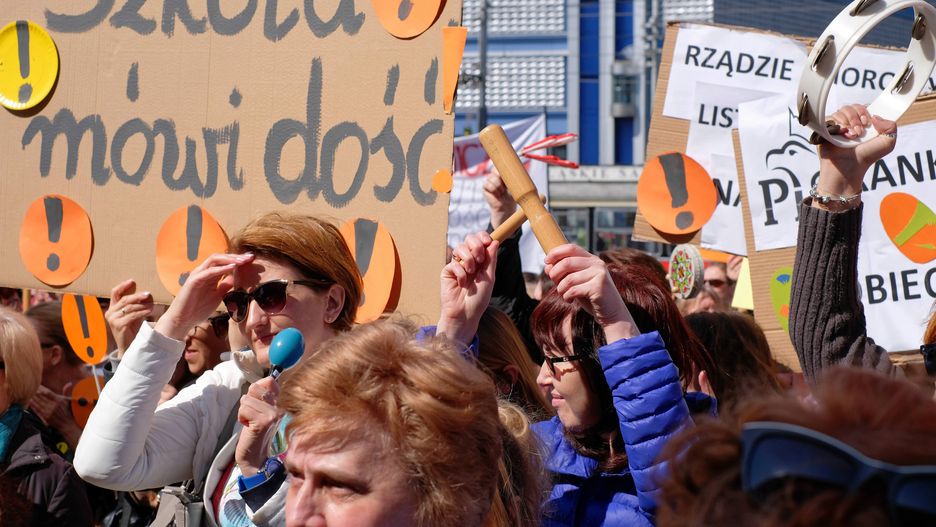 Manifestacje nauczycieli odbędą się w dużych miastach