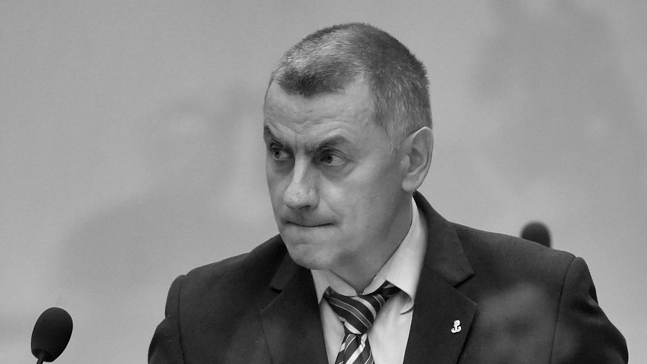 Brunon Kwiecień na sali sądowej