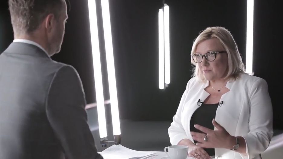Adam Hofman i Beata Kempa w studio Wirtualnej Polski