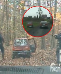 Pościg za pijanym kierowcą tico. W środku kobieta w ciąży i dziecko